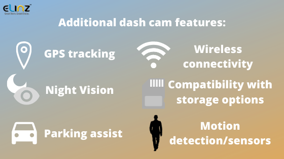 additional dash cam features